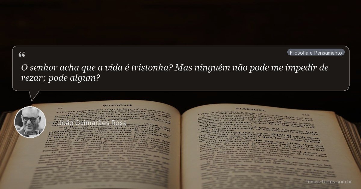 Frase de João Guimarães Rosa