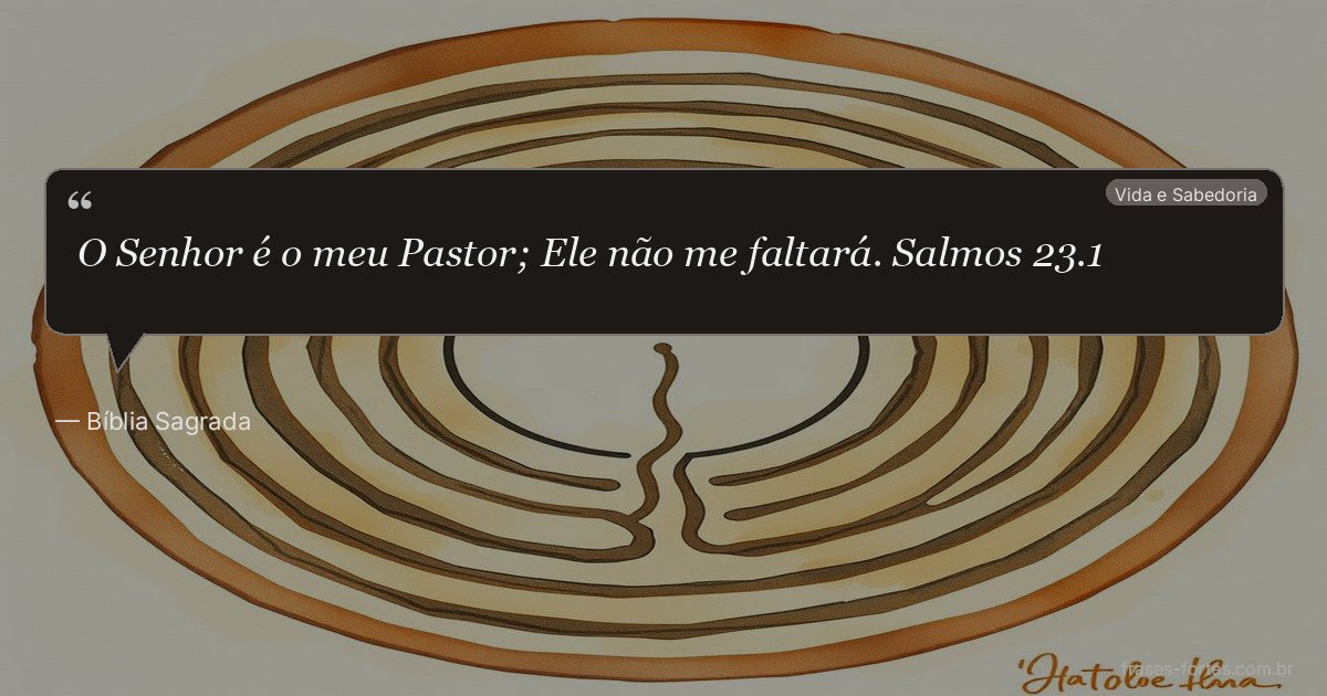 Frase de Bíblia Sagrada