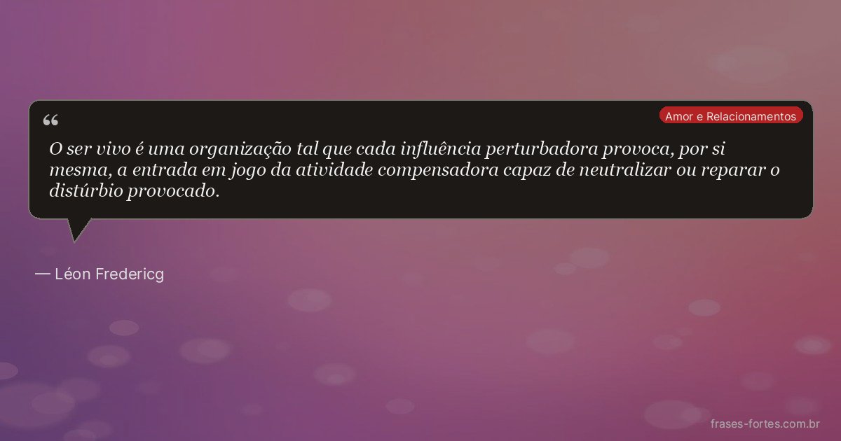 Frase de Léon Fredericg