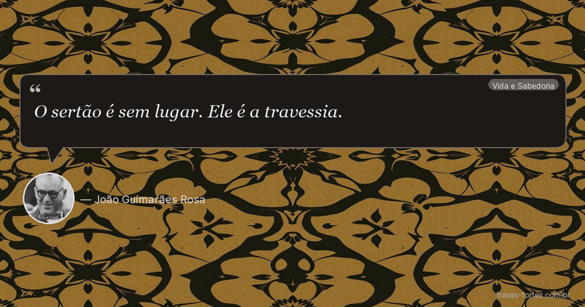 Frase de João Guimarães Rosa