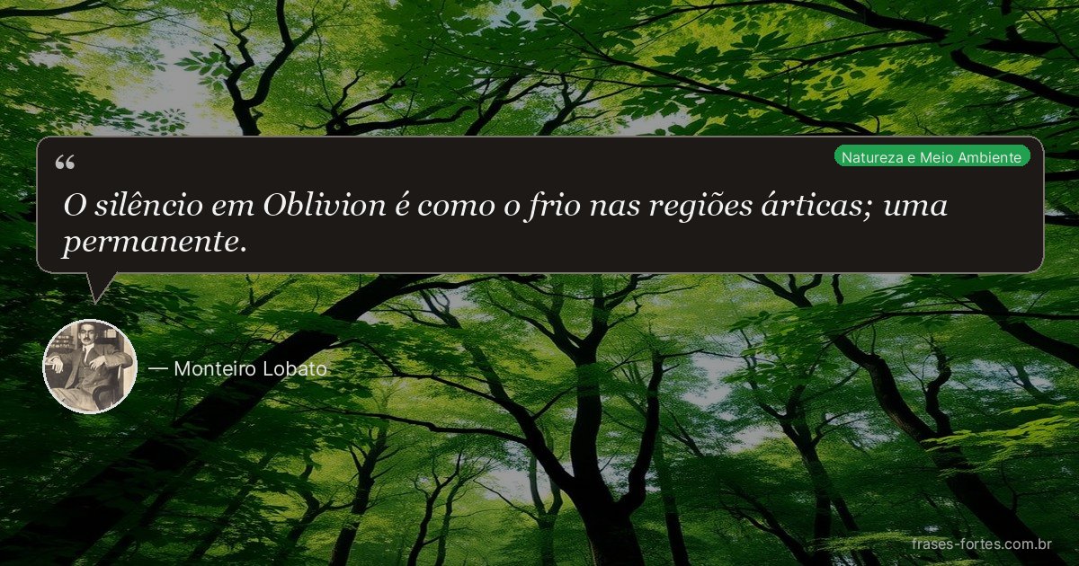 Frase de Monteiro Lobato