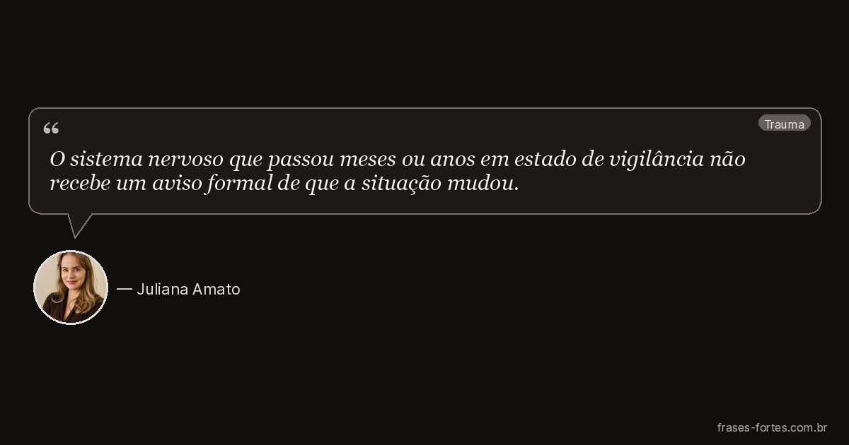 Frase de Juliana Amato