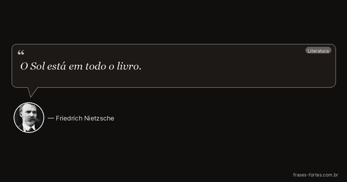 Frase de Friedrich Nietzsche