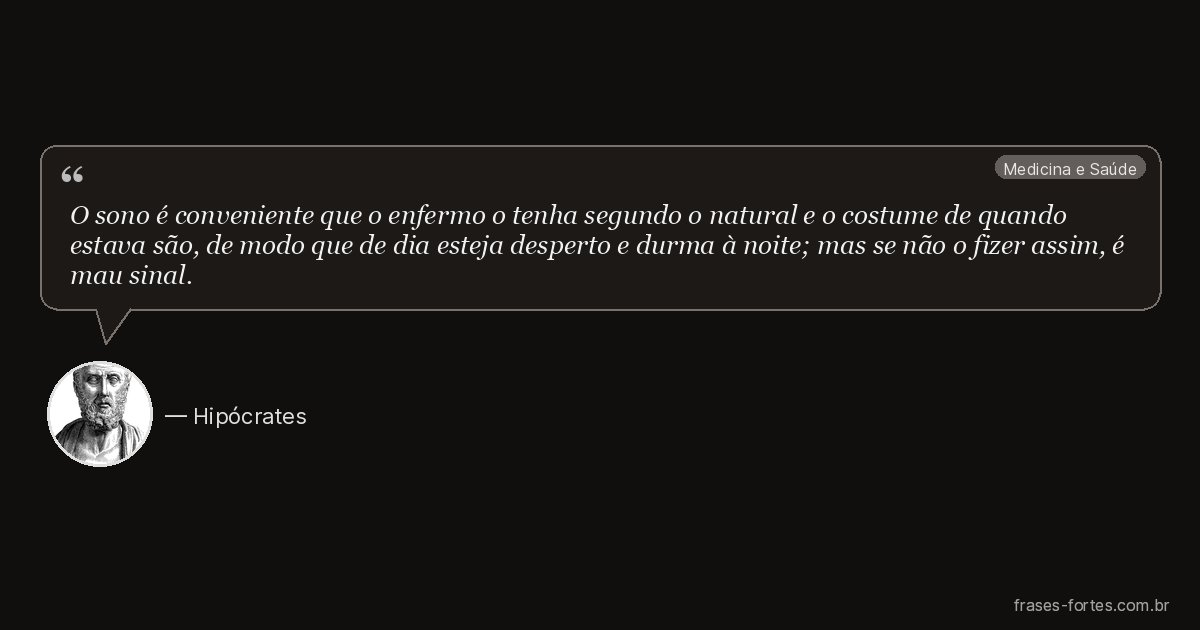 Frase de Hipócrates