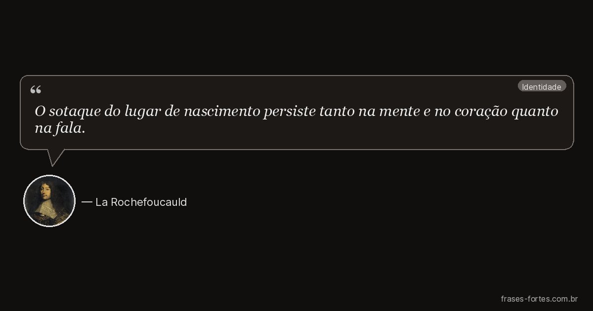 Frase de La Rochefoucauld