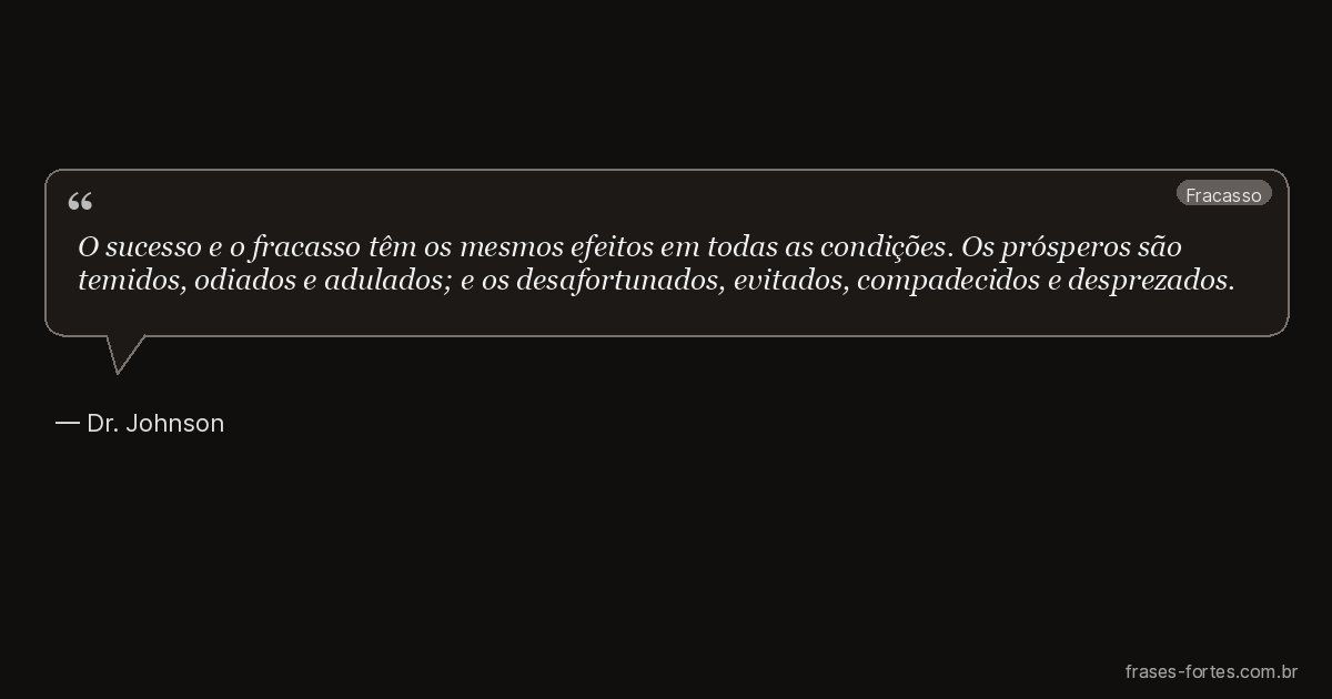 Frase de Dr. Johnson