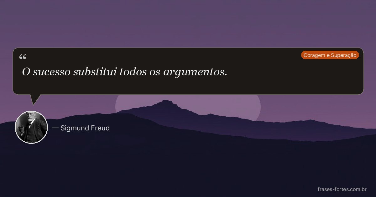 Frase de Sigmund Freud