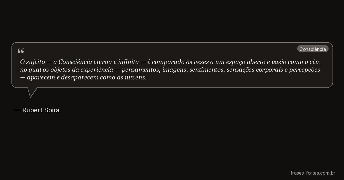 Frase de Rupert Spira