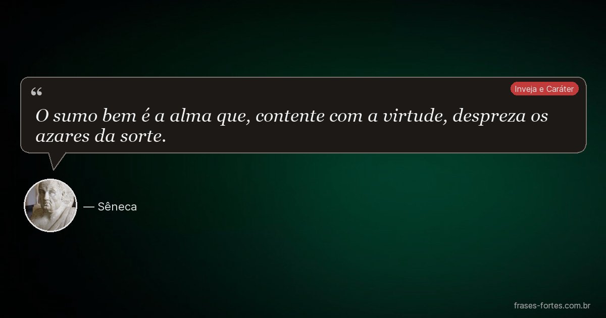 Frase de Sêneca