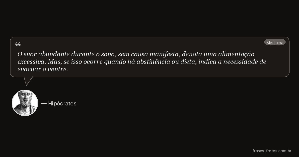 Frase de Hipócrates