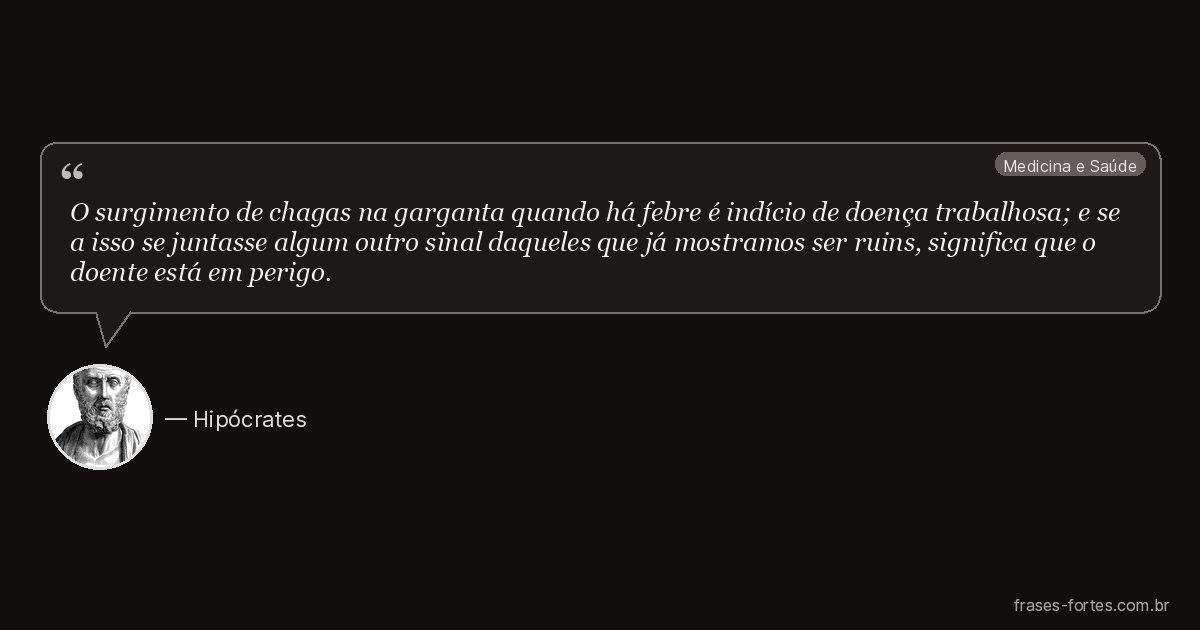 Frase de Hipócrates