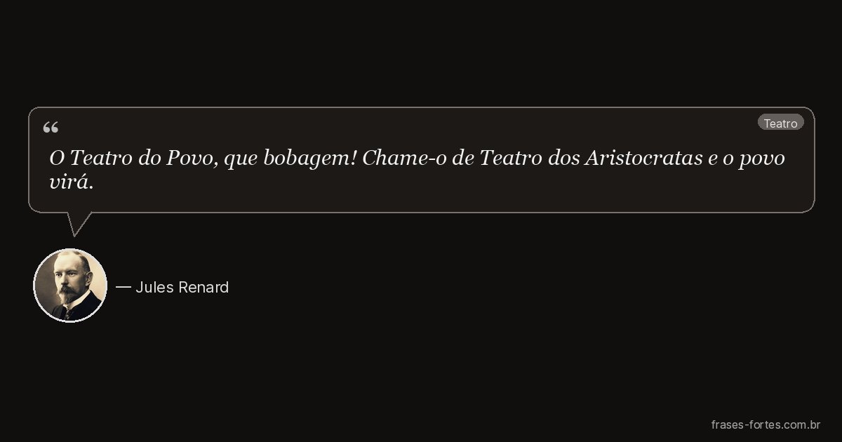Frase de Jules Renard