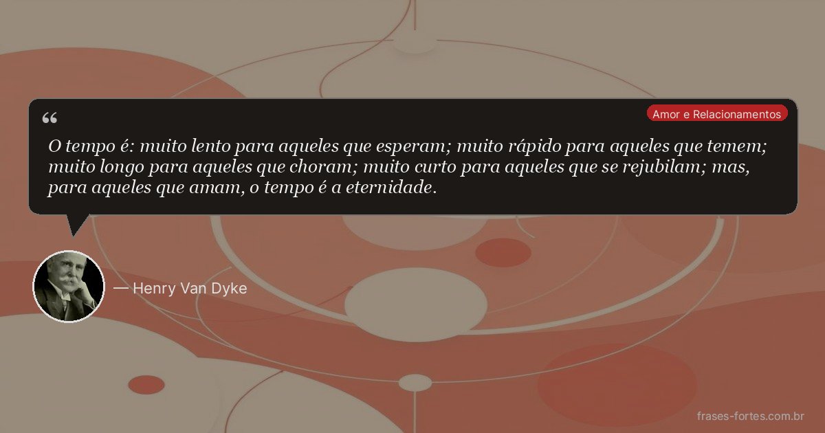 Frase de Henry Van Dyke