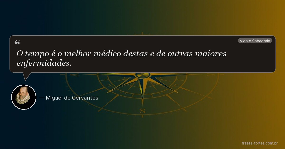 Frase de Miguel de Cervantes