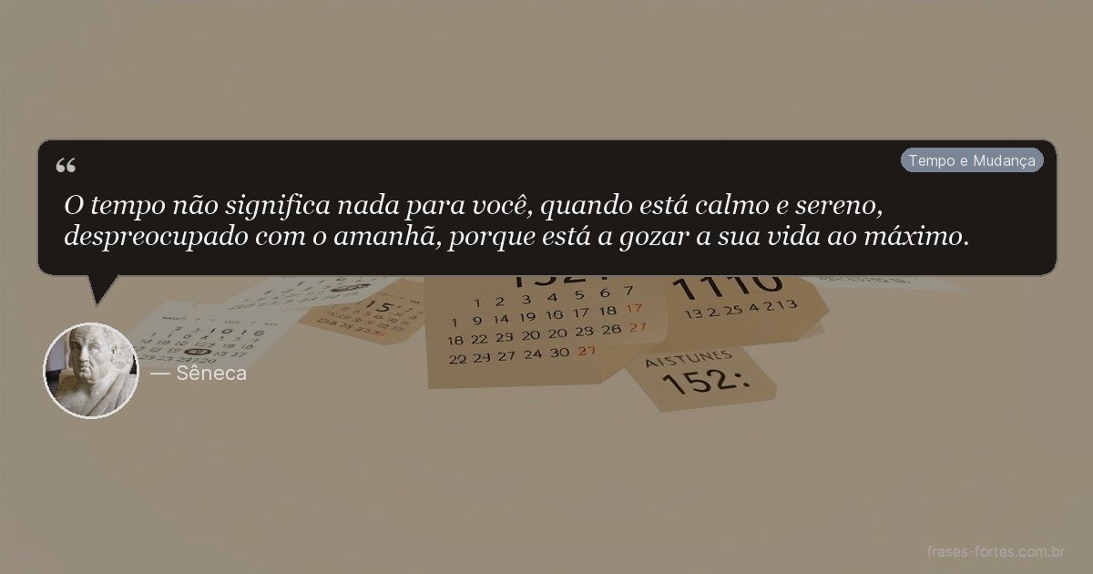 Frase de Sêneca