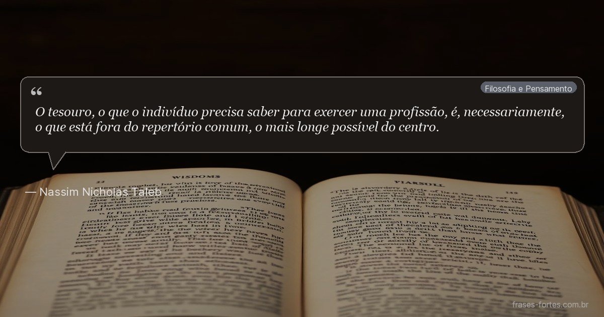 Frase de Nassim Nicholas Taleb