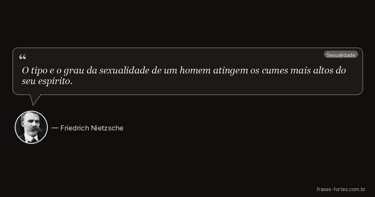 Frase de Friedrich Nietzsche