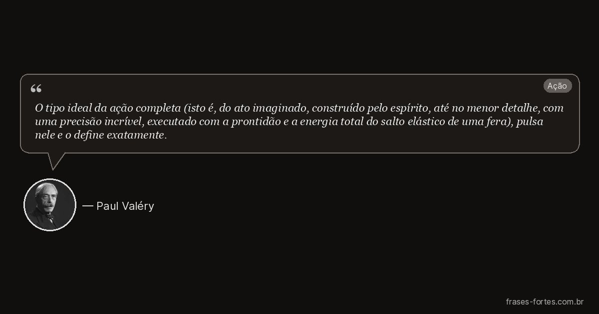 Frase de Paul Valéry