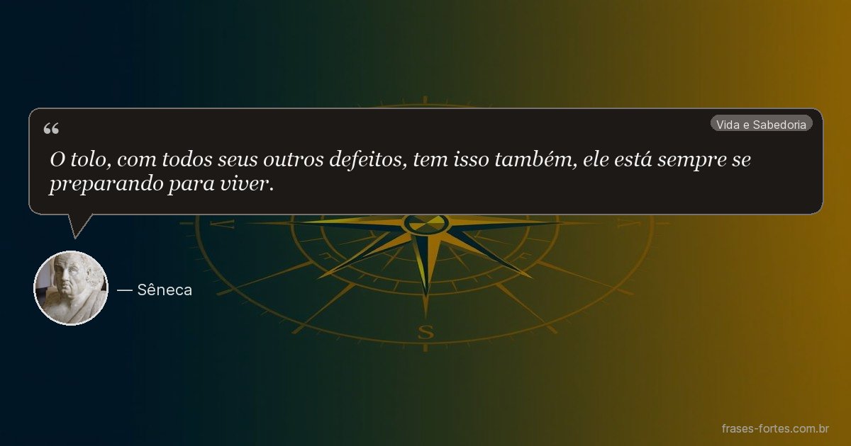 Frase de Sêneca