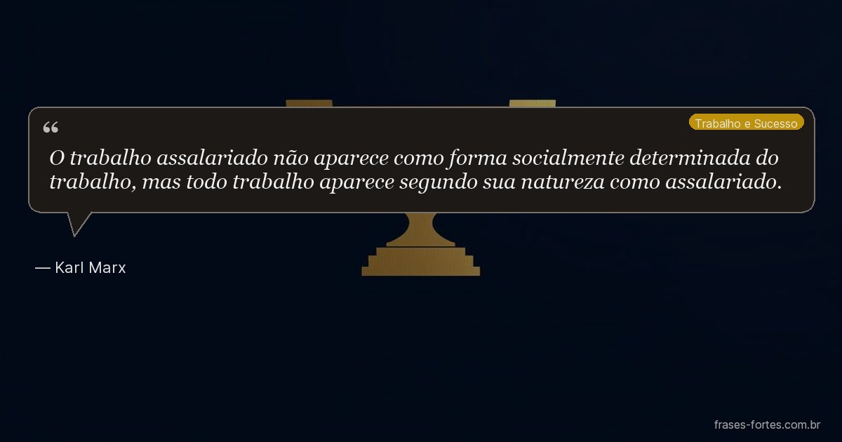 Frase de Karl Marx