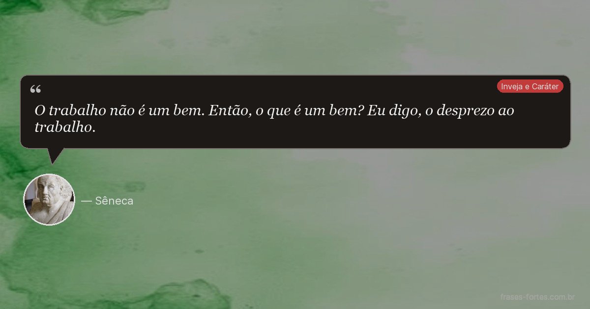 Frase de Sêneca