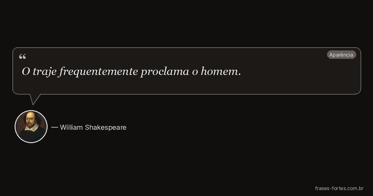 Frase de William Shakespeare