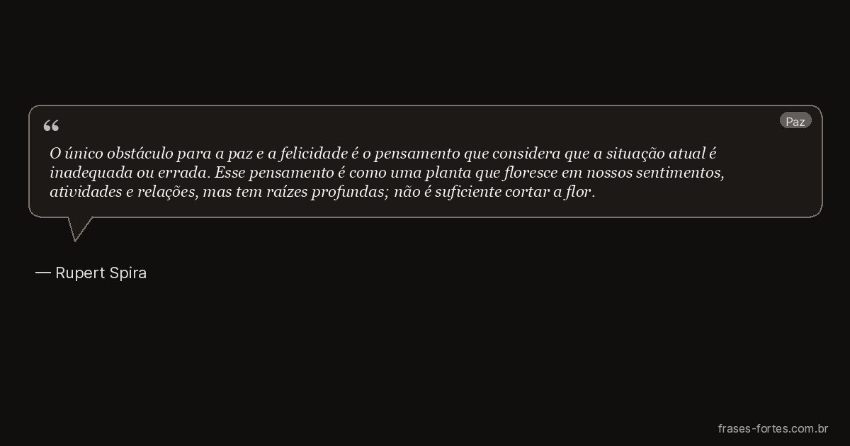 Frase de Rupert Spira