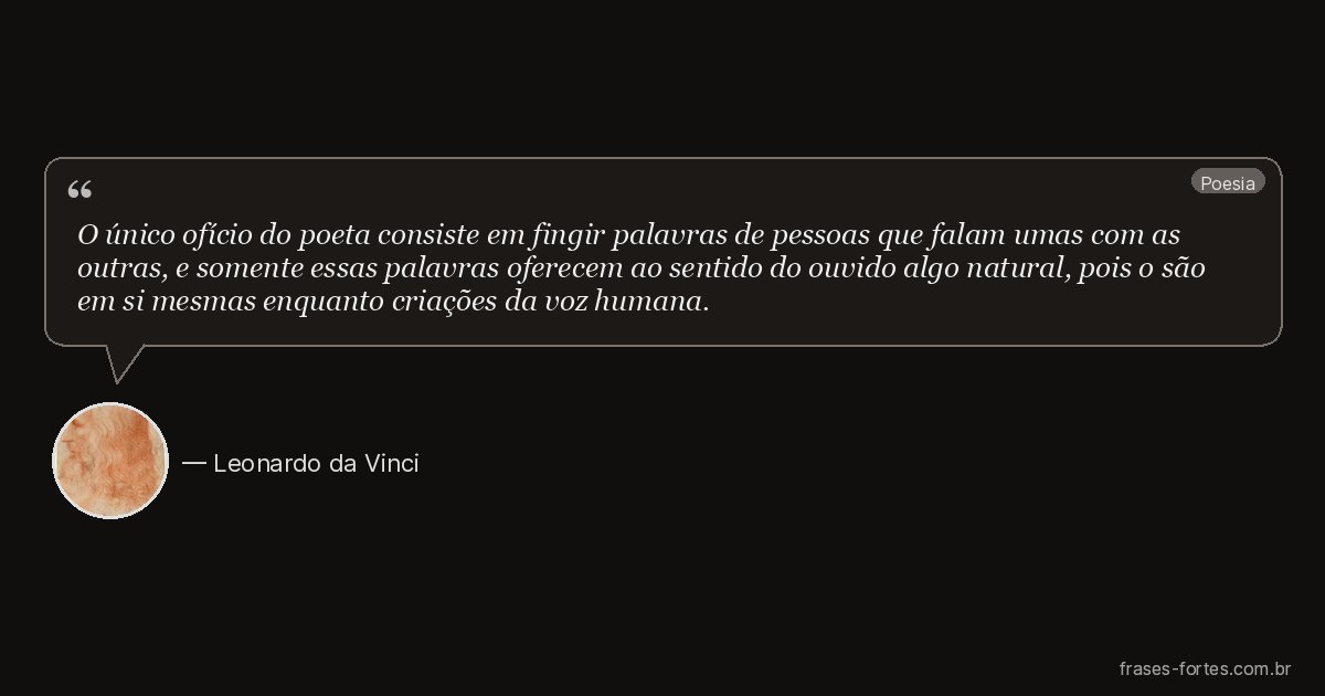 Frase de Leonardo da Vinci