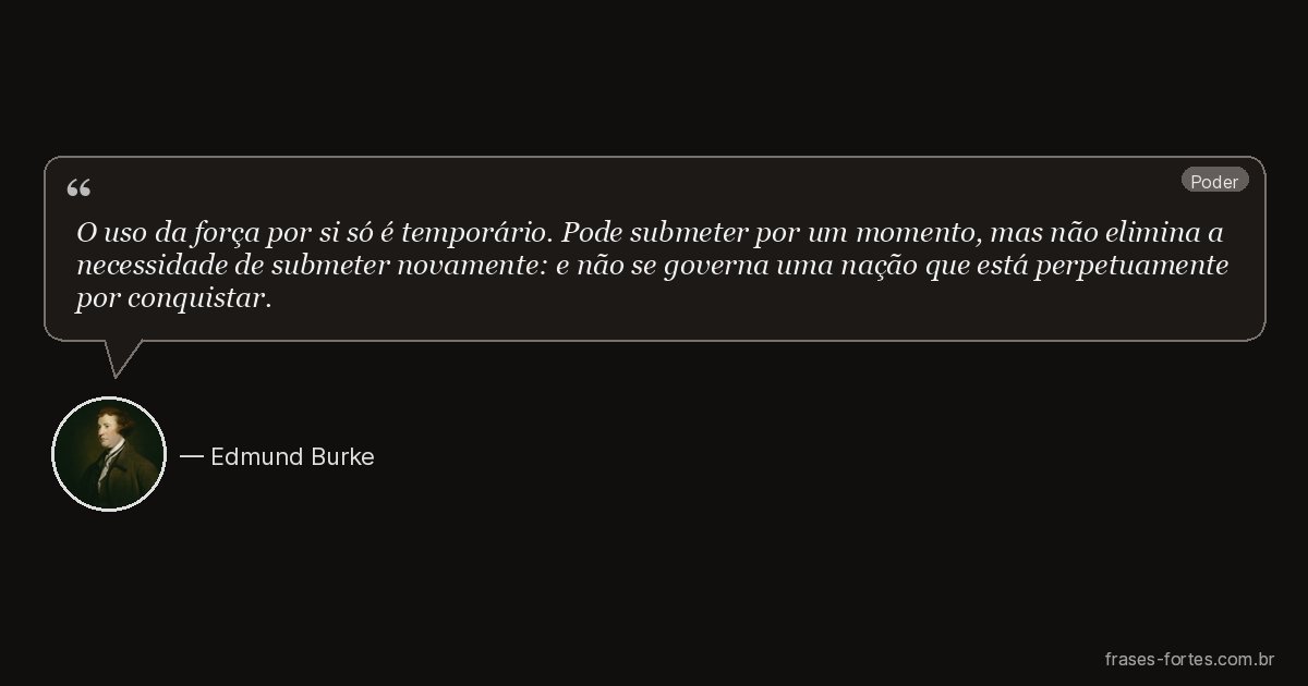 Frase de Edmund Burke