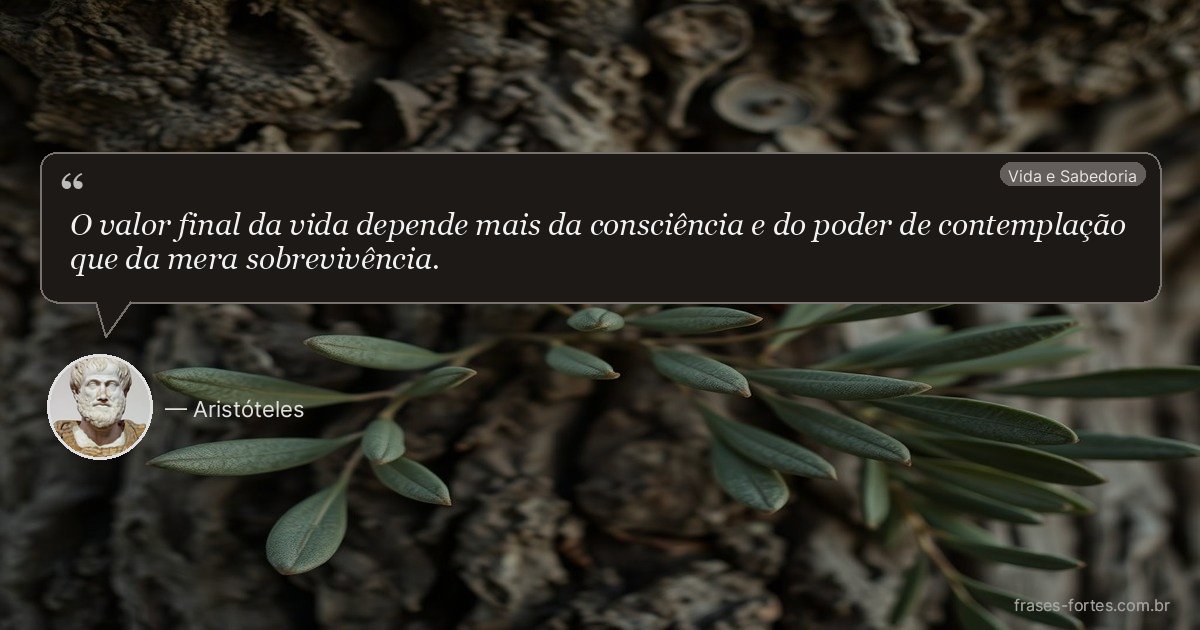 Frase de Aristóteles