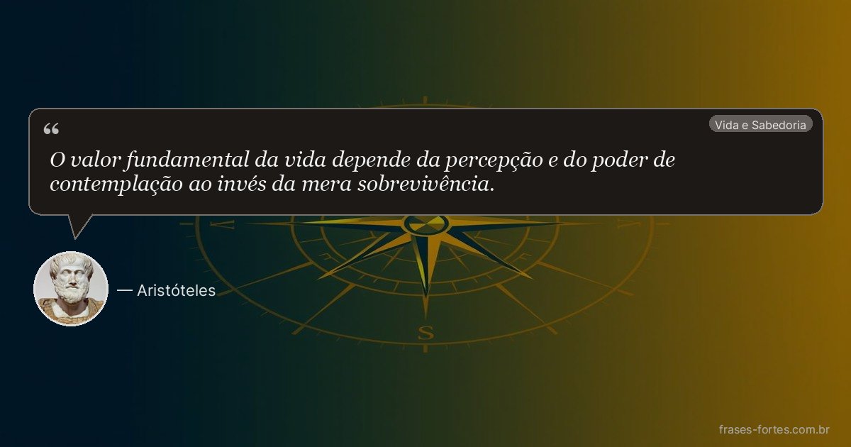 Frase de Aristóteles
