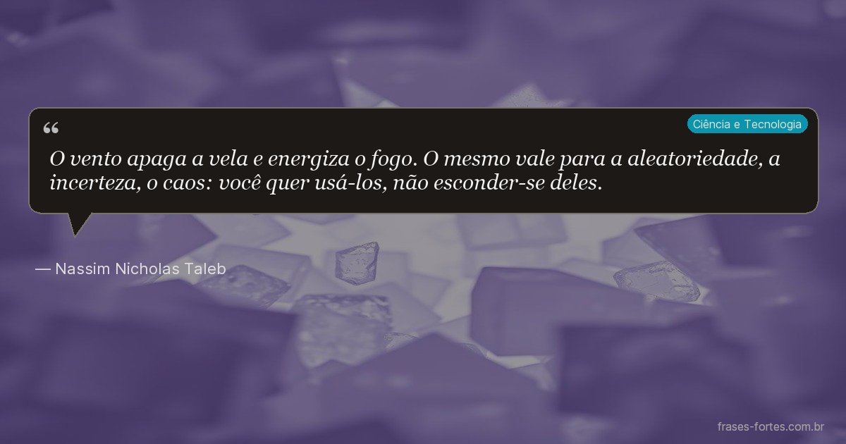 Frase de Nassim Nicholas Taleb