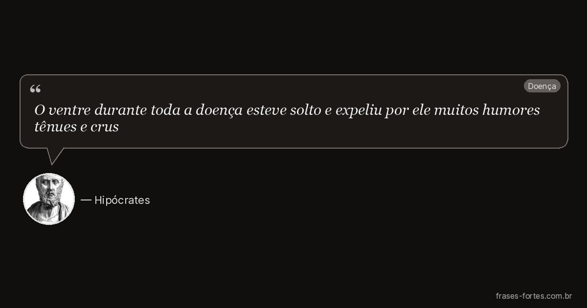 Frase de Hipócrates
