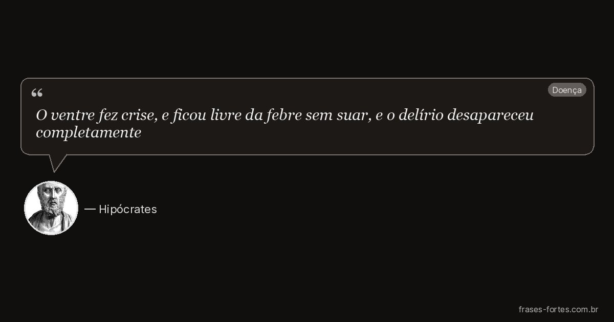 Frase de Hipócrates