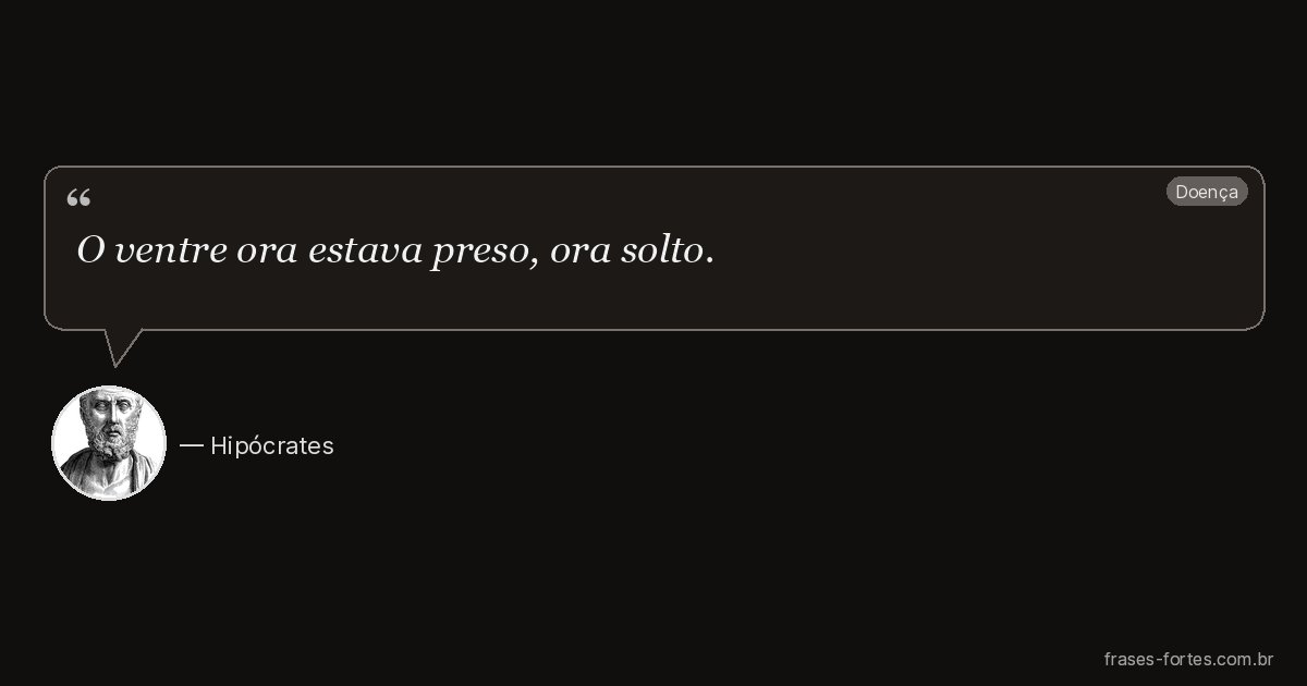Frase de Hipócrates