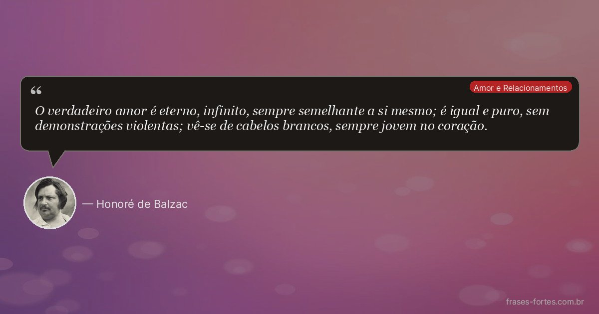 Frase de Honoré de Balzac