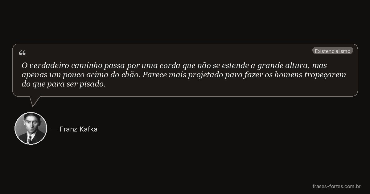 Frase de Franz Kafka