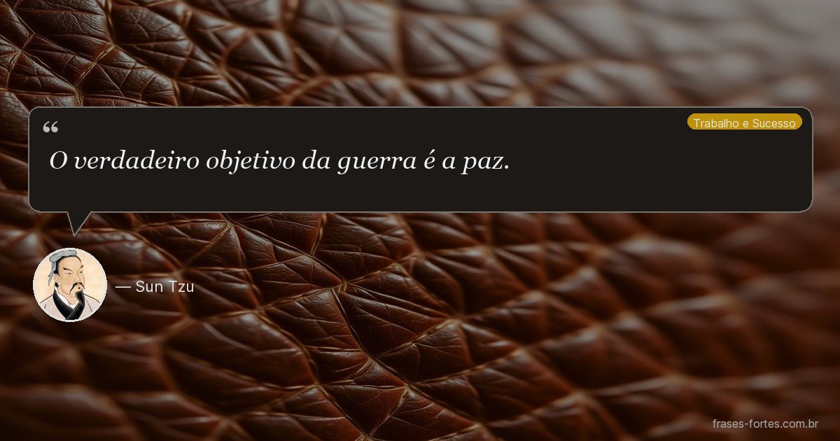 Frase de Sun Tzu