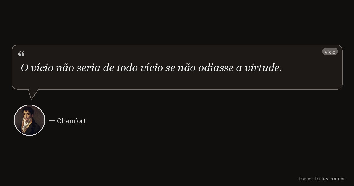 Frase de Chamfort