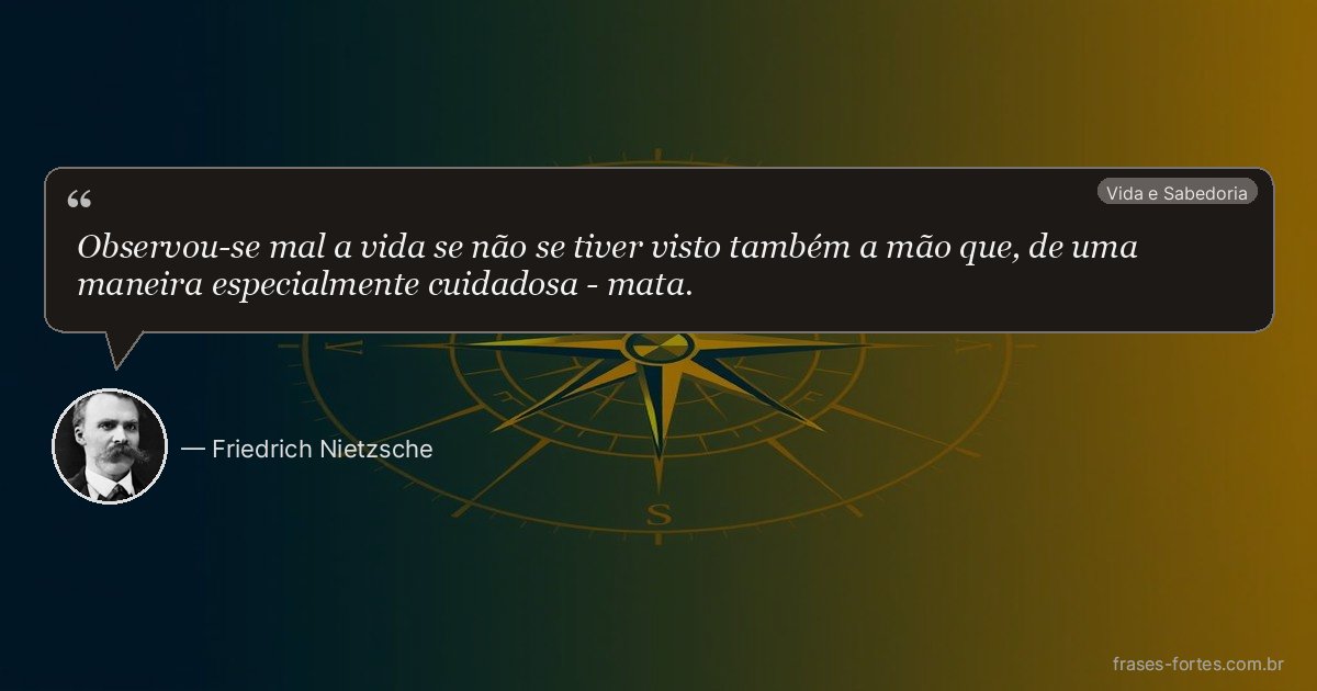 Frase de Friedrich Nietzsche