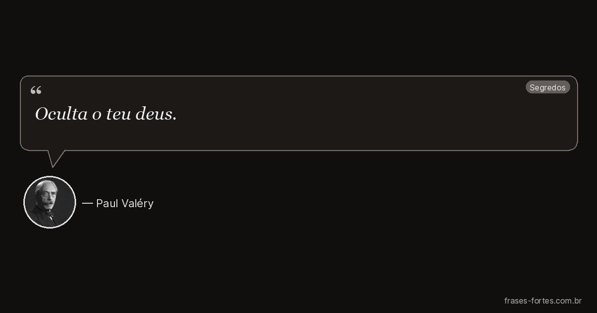 Frase de Paul Valéry