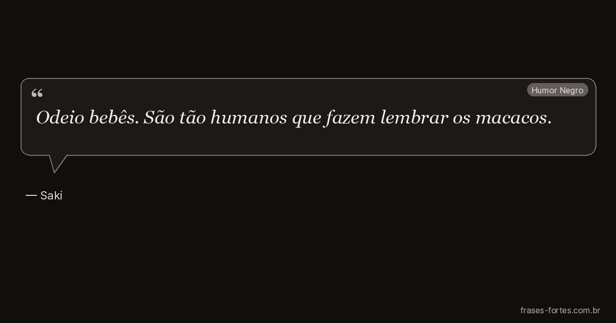 Frase de Saki