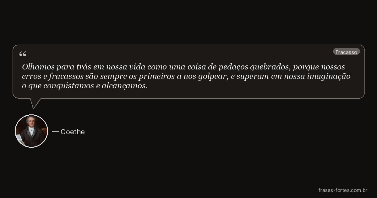Frase de Goethe