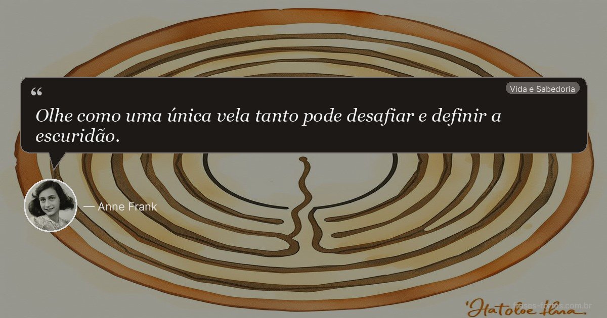 Frase de Anne Frank