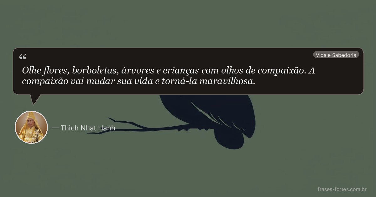 Frase de Thich Nhat Hanh