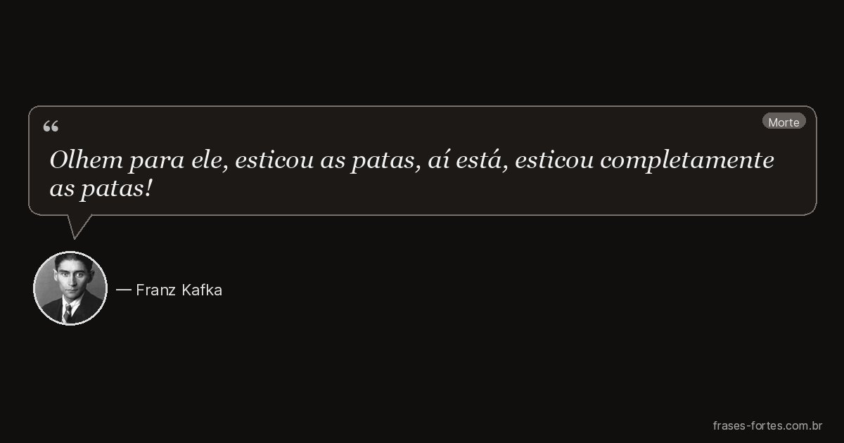 Frase de Franz Kafka
