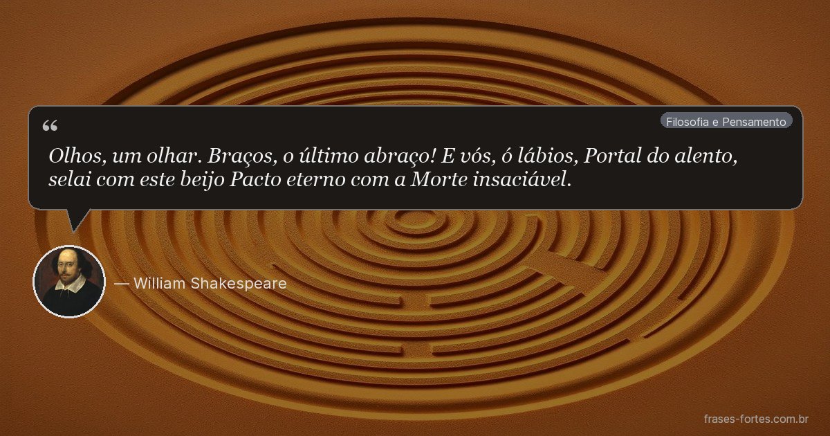 Frase de William Shakespeare