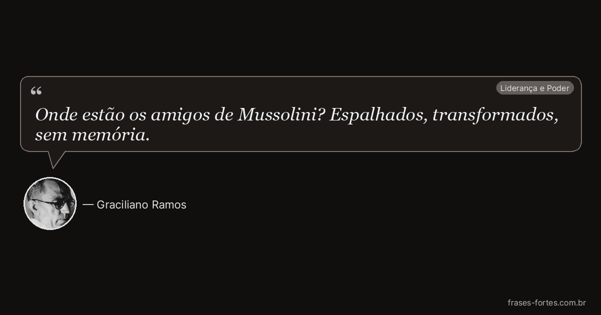 Frase de Graciliano Ramos