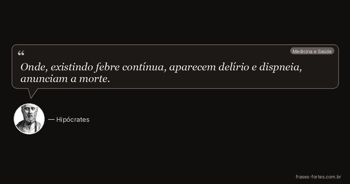 Frase de Hipócrates