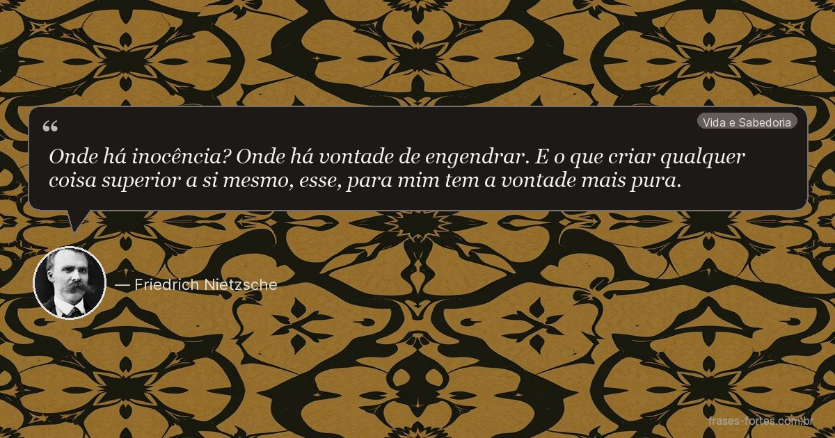 Frase de Friedrich Nietzsche